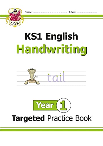 KS1 English Year 1 Handwriting Targeted Practice Book (CGP Year 1 English)